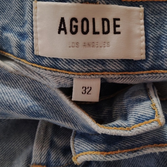 Agolde Parker Vintage Cutoff Organic Denim Shorts Size 32 - Picture 5 of 8